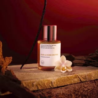 Oud & Rose on Fire