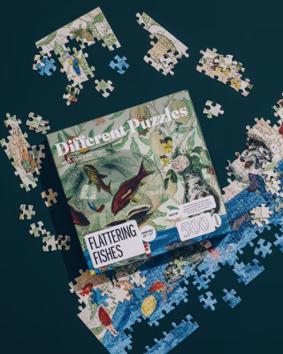 Flattering Fishes 500-Piece Puzzle