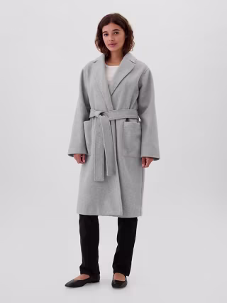 Relaxed Wrap Topcoat