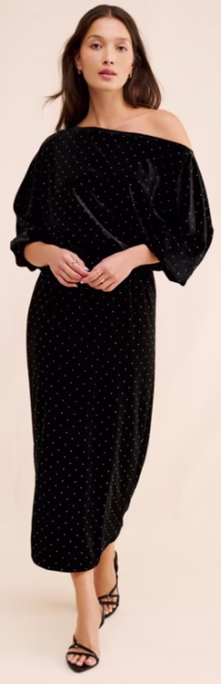 Tilly Velvet Midi Dress