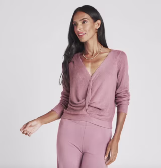 Loopknit LYR Surplice Sweater