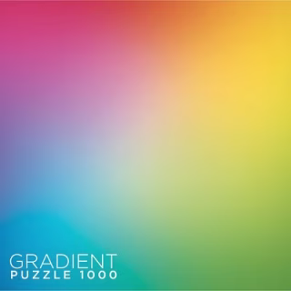Rainbow Gradient 1,000-Piece Jigsaw Puzzle