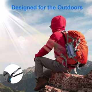 20000mAh Portable Solar Power Bank
