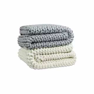 Brooklyn Bedding Chunky Knit Weighted Blanket
