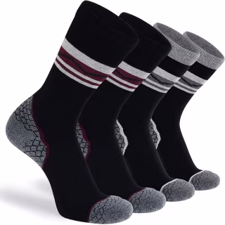 Fitrell 4-Pack Women’s Merino Wool Hiking Socks