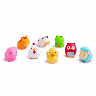 Baby Bath Toy Squirts Farm Animals 8-Pack