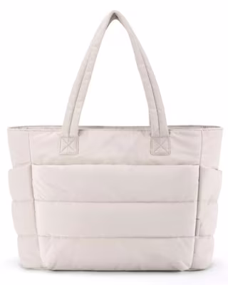 Lightweight Puffy Tote Bag