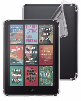 Clear Case for Kindle Paperwhite 12th Gen (2024 Release) and Kindle Colorsoft