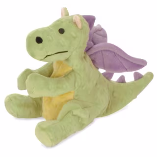 GoDog Bubble Plush Dragons Squeaky Dog Toy
