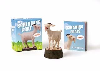 Running Press The Screaming Goat (Book & Figure)