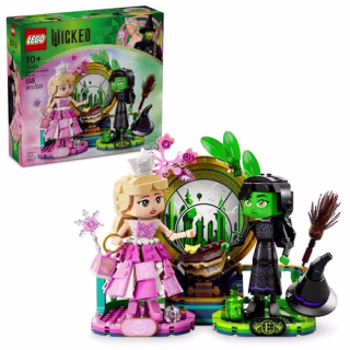 Wicked Elphaba & Glinda Figures Building Toy