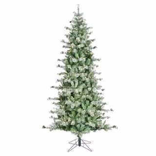 Fraser Hill Farm 7.5-Ft. Buffalo Fir Slim Artificial Christmas Tree