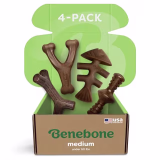 Benebone 4-Pack Dog Chew Toys