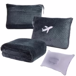 Nenolix 3-in-1 Travel Blanket Pillow Set