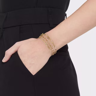 Paperclip Chain Bracelets (Set of 3)
