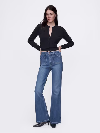 Gap High Rise '70s Flare Jeans