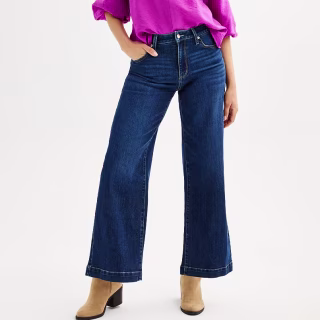 Sonoma Goods For Life® High-Rise Wide-Leg Jeans