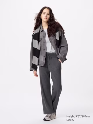 Uniqlo Washable Knit Ribbed Pants