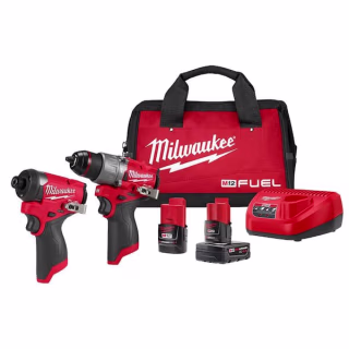 Milwaukee M12 Fuel 12-Volt Lithium-Ion Cordless Combo Kit