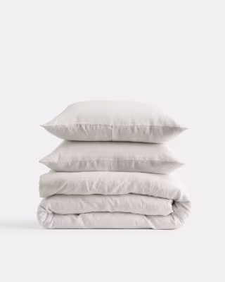 Quince European Linen Duvet Cover Set