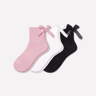 Women's Lightweight Bow Quarter Sock 3-Pack