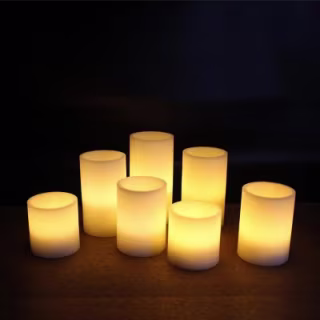 Member's Mark Flameless LED Wax Candles (Set of 7)