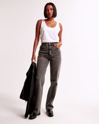 Ultra High Rise 90s Straight Jean
