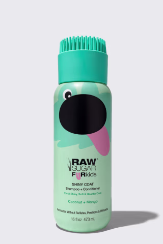 Raw Sugar Fur Kids Shiny Coat Shampoo + Conditioner
