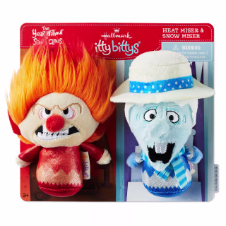"The Year Without a Santa Claus" Heat Miser and Snow Miser Plush