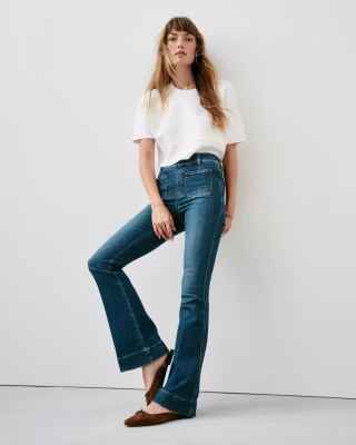 Spanx SPANXshape™ EveryWear Flare Jeans with Patch Pockets