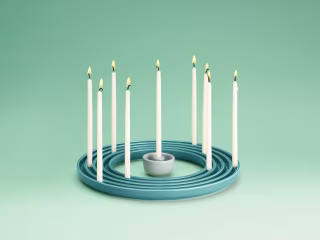 Tchotchke Ripple Menorah