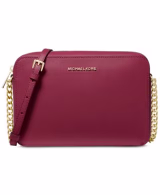 Large Leather Jet Set East West Crossbody