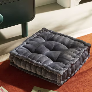 Ruthie Velvet Floor Pillow