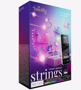 Candies Heart String Lights