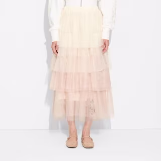 Tulle Graphic Skirt
