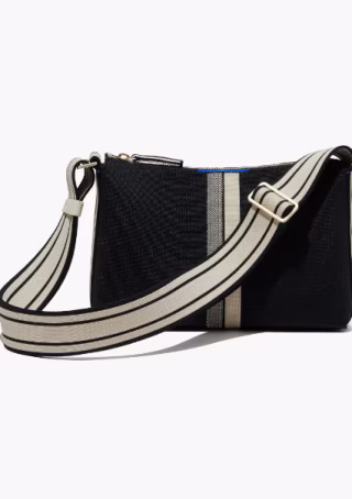 Black bag on a white background