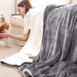 Bedsure Sherpa Fleece Blanket