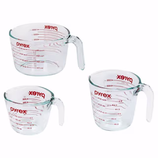 Pyrex 3 Piece Measuring Cup Set