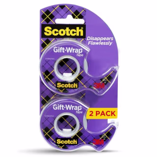 Gift-Wrap Tape, 2 Rolls