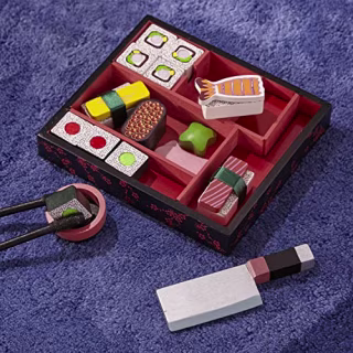 Melissa & Doug Sushi Slicing Play Food Set