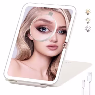 LukyMiro Lighted Travel Mirror