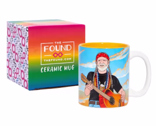 Willie Nelson Guitar Ceramic Mug