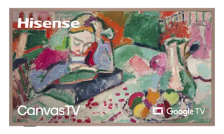 Hisense 65" CanvasTV 4K QLED TV (with Hi-Matte Display and Ultra Slim Wall Mount)