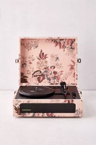 Floral Voyager Bluetooth Record Player