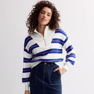 Quarter Zip Pullover Sweater