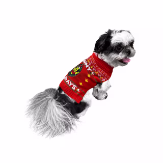 Holiday Winnie the Pooh Dog Sweater