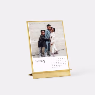 Artifact Uprising Brass Easel and Calendar