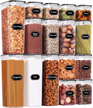 Airtight Food Storage Containers Set (16 Pieces)