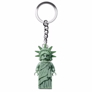 Lego Lady Liberty Key Chain