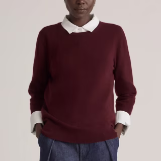 Quince Mongolian Cashmere Crewneck Sweater